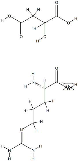 (±)-malic acid, compound with L-arginine (1:1) Structure